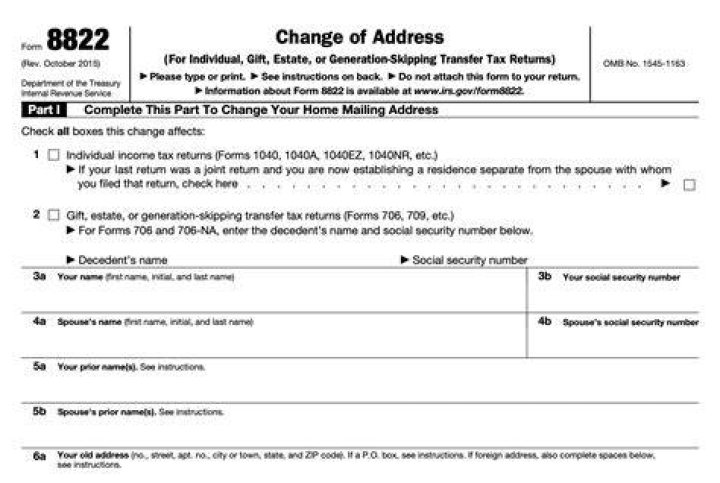How do I change an individual address with the IRS?