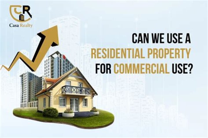 Is it legal to use residential property for commercial use?